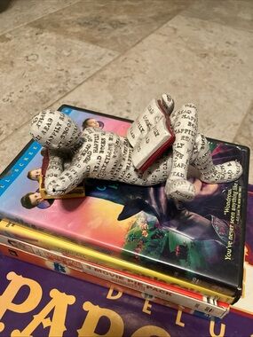 An Original “Reading Woman” Resin Figurine